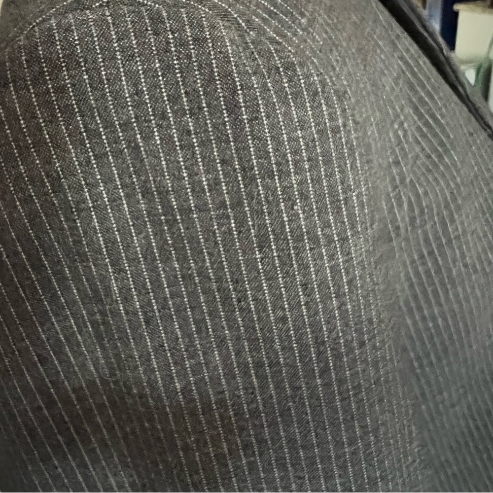 Jones Wear Blazer Jacket Charcoal Pinstriped Size 10 - Picture 10 of 10